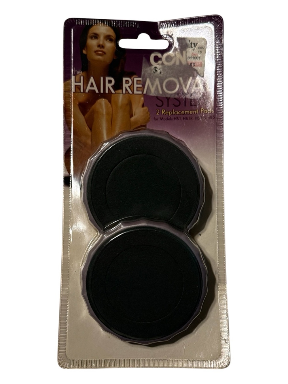 Conair Vintage 2003 Hair Removal System Replacement Pads 2 Pack HB1 HB1R